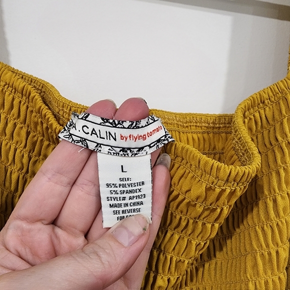 Mustard Yellow Jump Suite - Picture 7 of 11